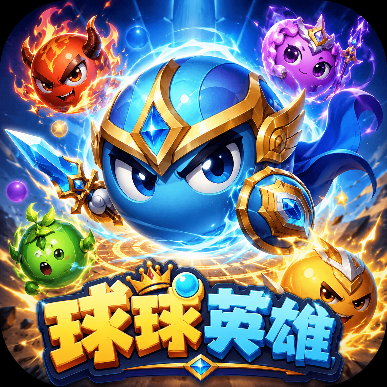 球球英雄宣传图